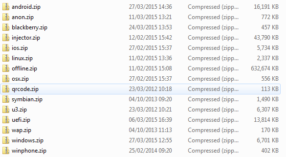 Compressed agent cores